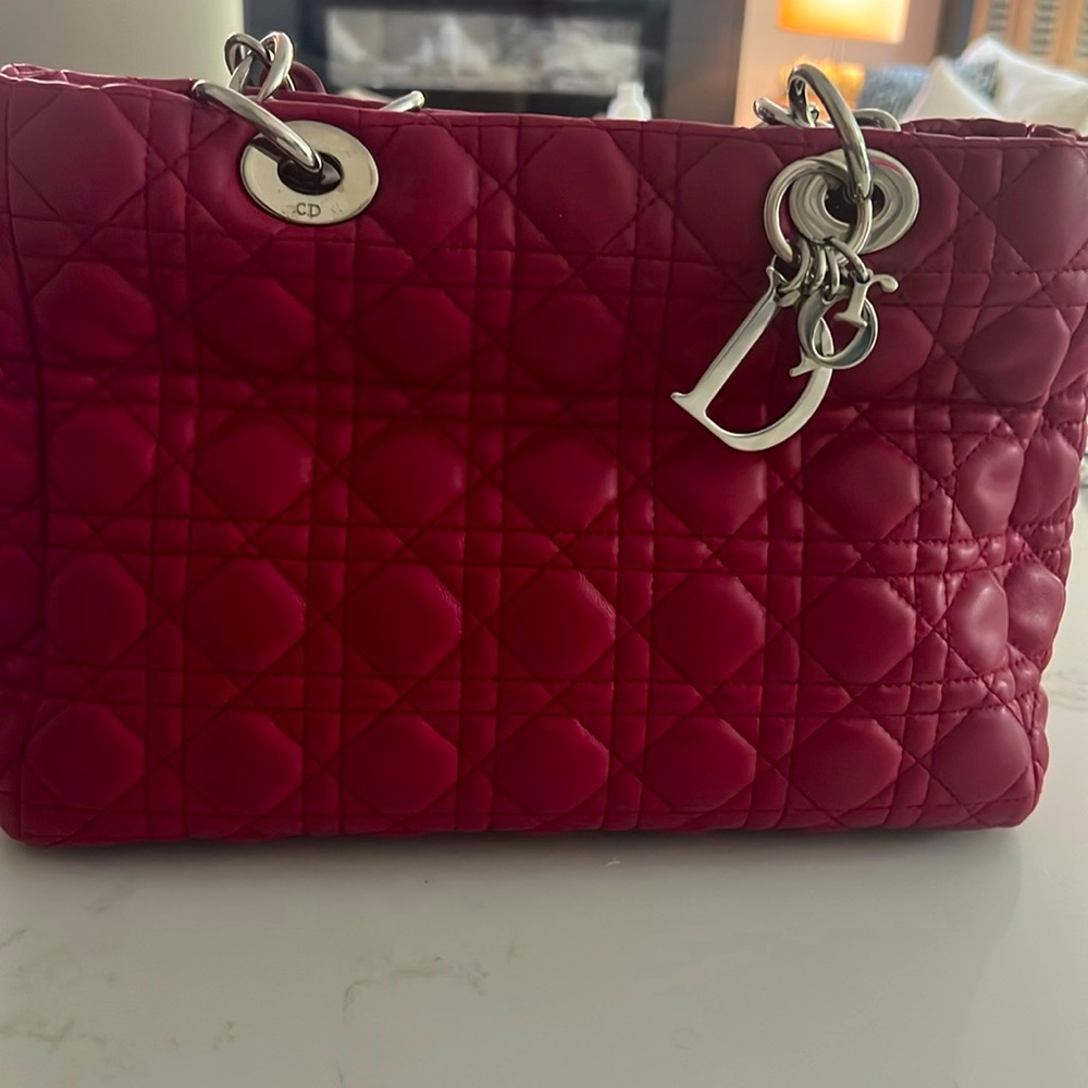 Dior Soft shopping leather tote